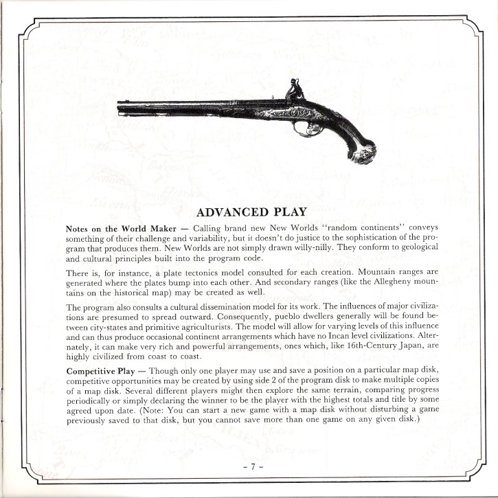 The Seven Cities of Gold Manual Page 7