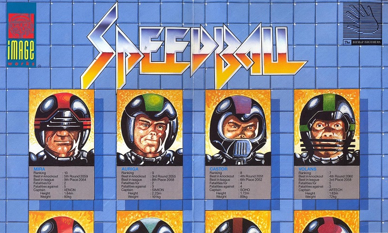 Speedball team sheet top