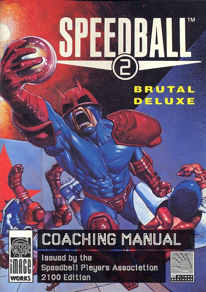 Speedball 2: Brutal Deluxe manual front cover