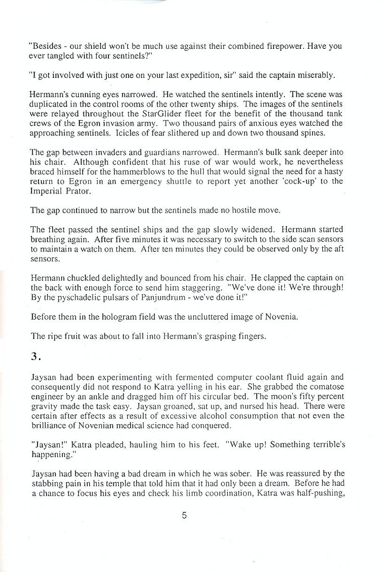 Starglider novella page 5