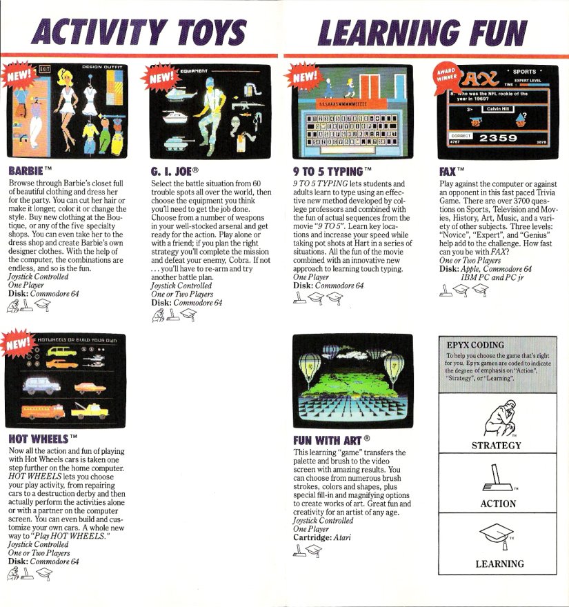 Epyx Brochure 1984 Page 7 