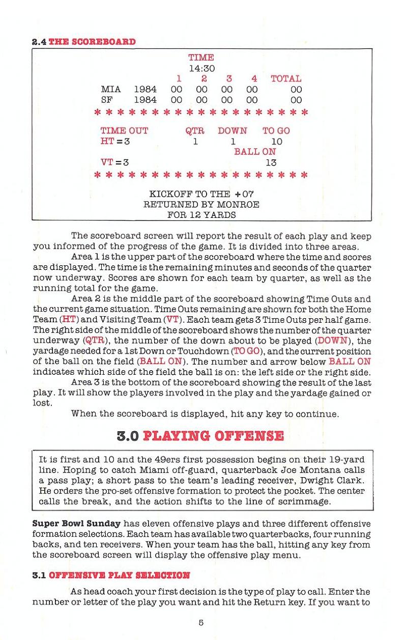 Superbowl Sunday manual page 5