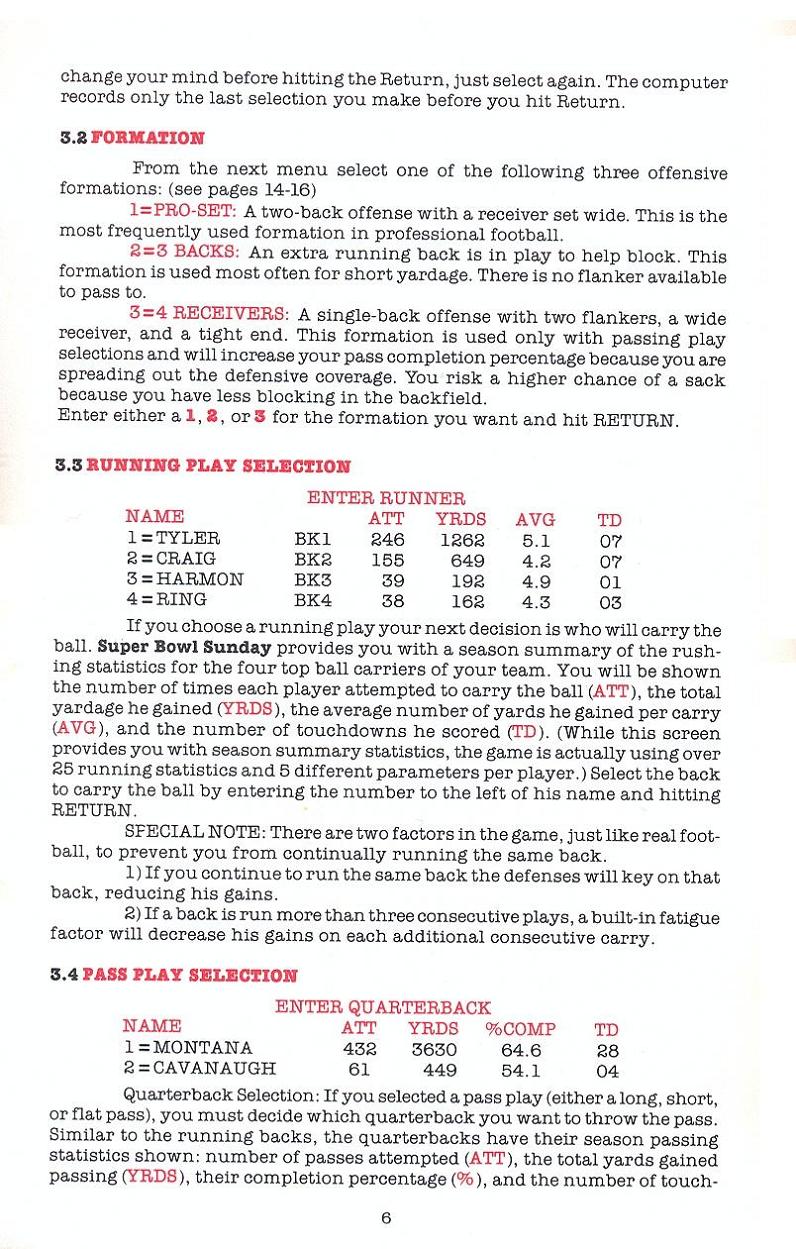 Superbowl Sunday manual page 6