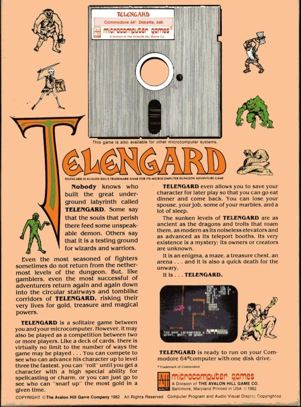 Telengard Box Back 