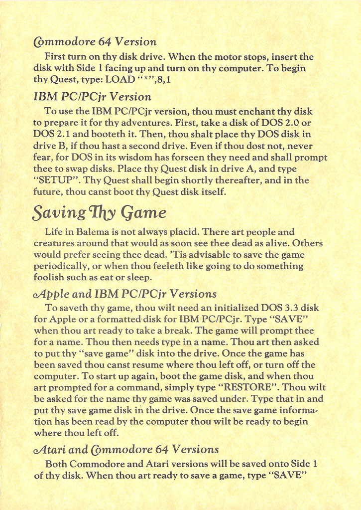 The Quest manual page 3