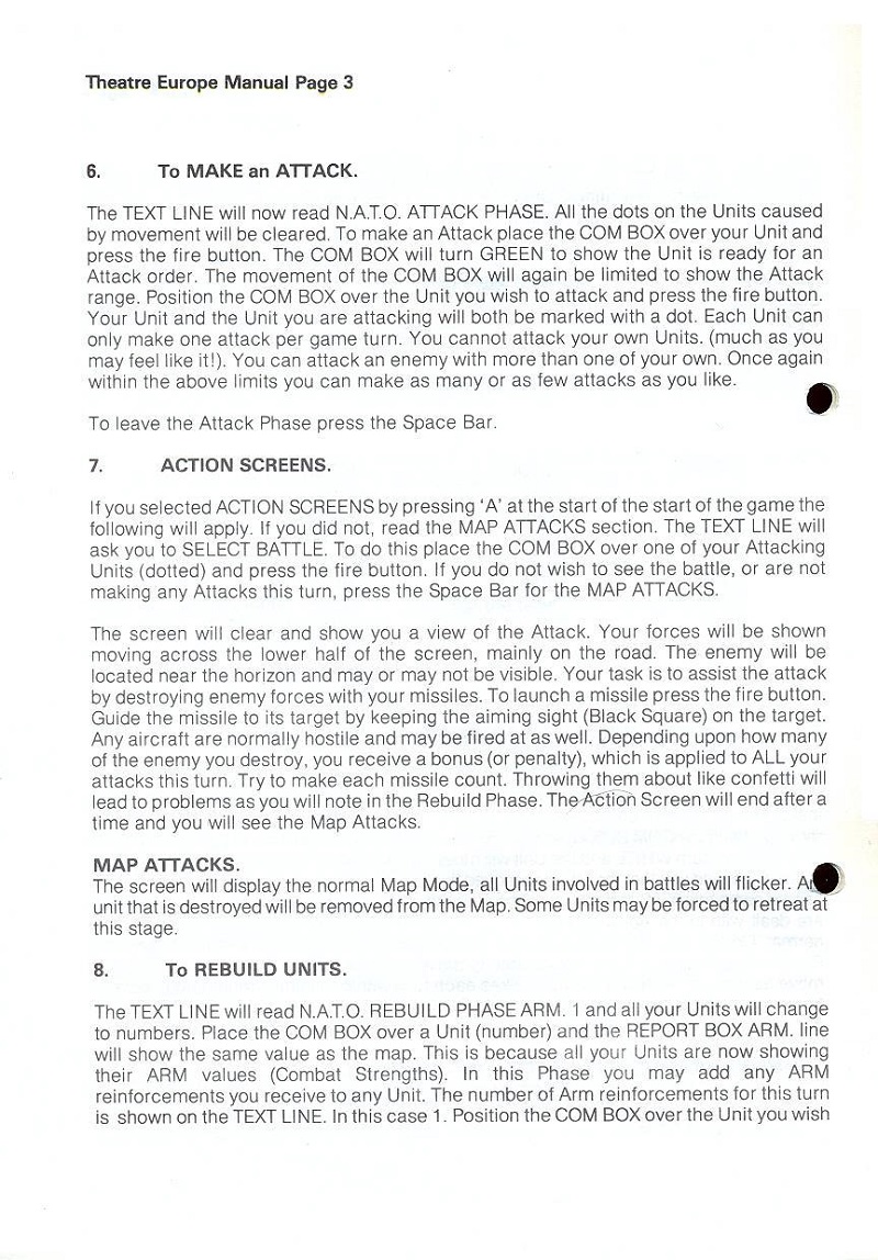 Theatre Europe manual page 3