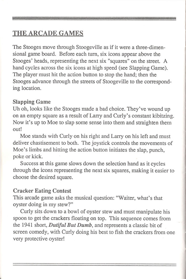 The Three Stooges manual page 19