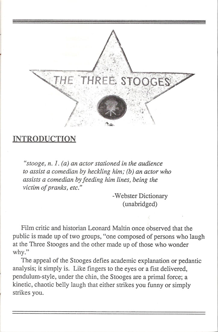 The Three Stooges manual page 2