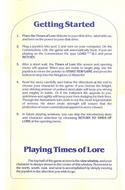 Times of Lore manual page 9