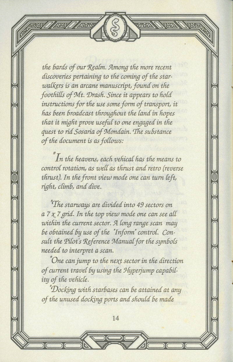 Ultima I manual page 14