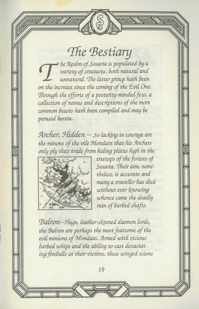 Ultima I manual page 19