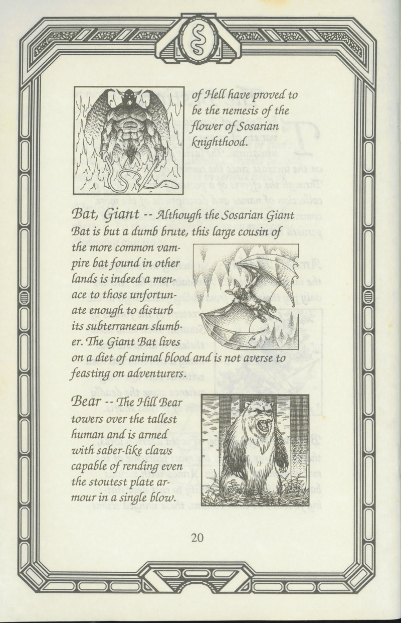 Ultima I manual page 20