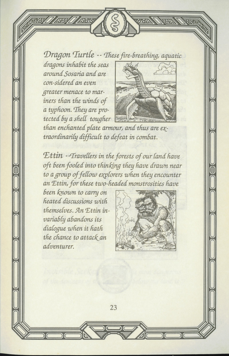 Ultima I manual page 23