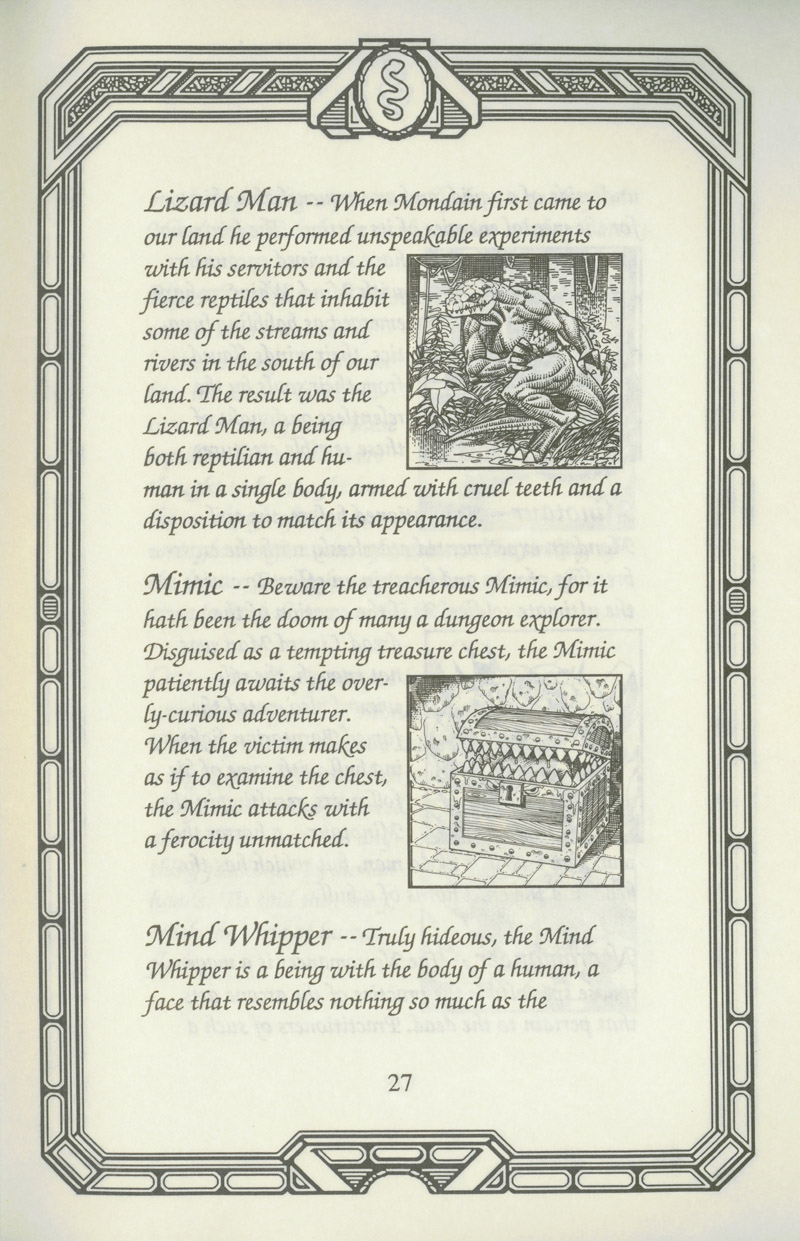 Ultima I manual page 27