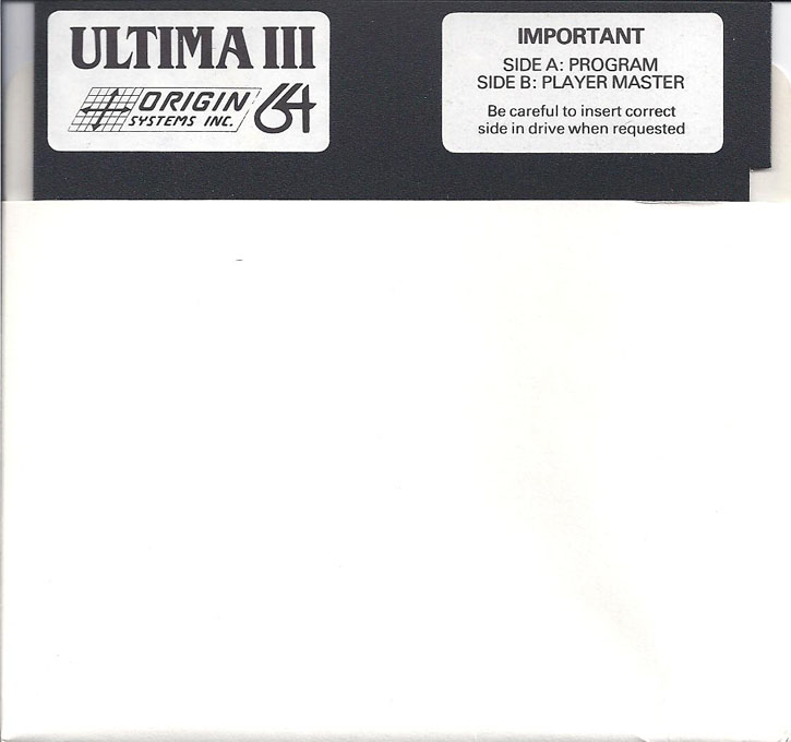 Ultima III: Exodus disk