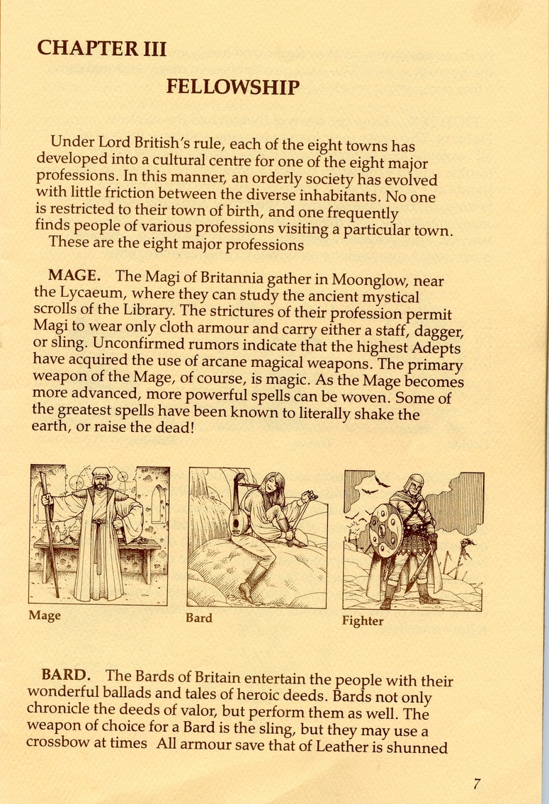 Ultima IV: Quest of the Avatar History of Britannia page 7
