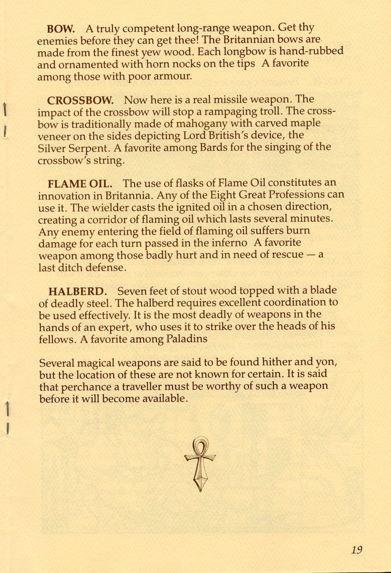 Ultima IV: Quest of the Avatar History of Britannia page 19
