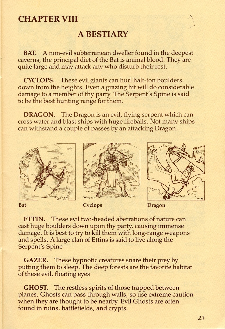 Ultima IV: Quest of the Avatar History of Britannia page 23
