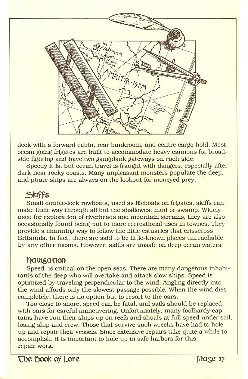 Ultima V: Warriors of Destiny The Book of Lore page 17