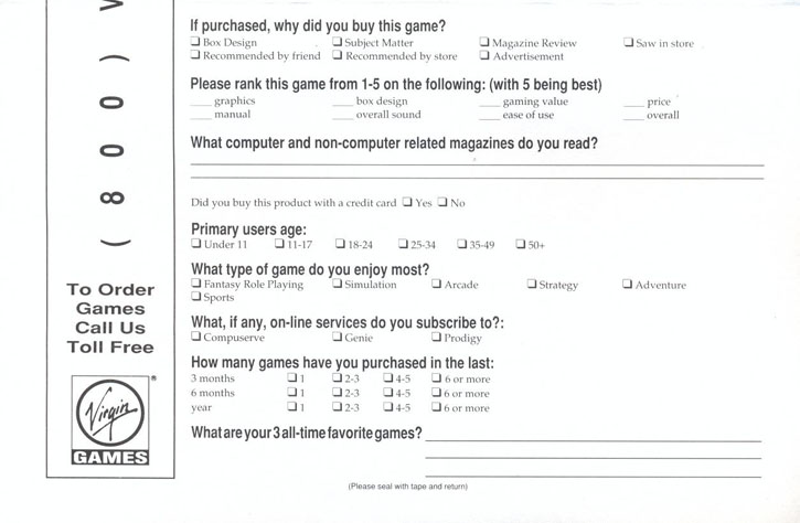 War in Middle Earth free software card page 3