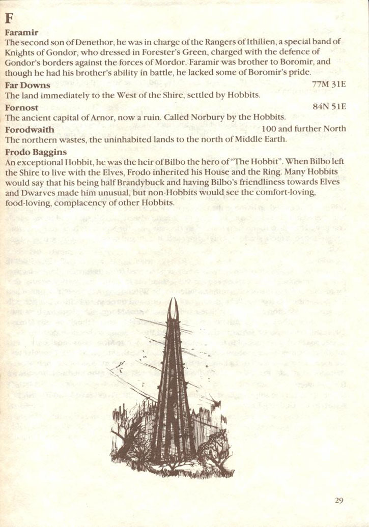 War in Middle Earth manual page 29