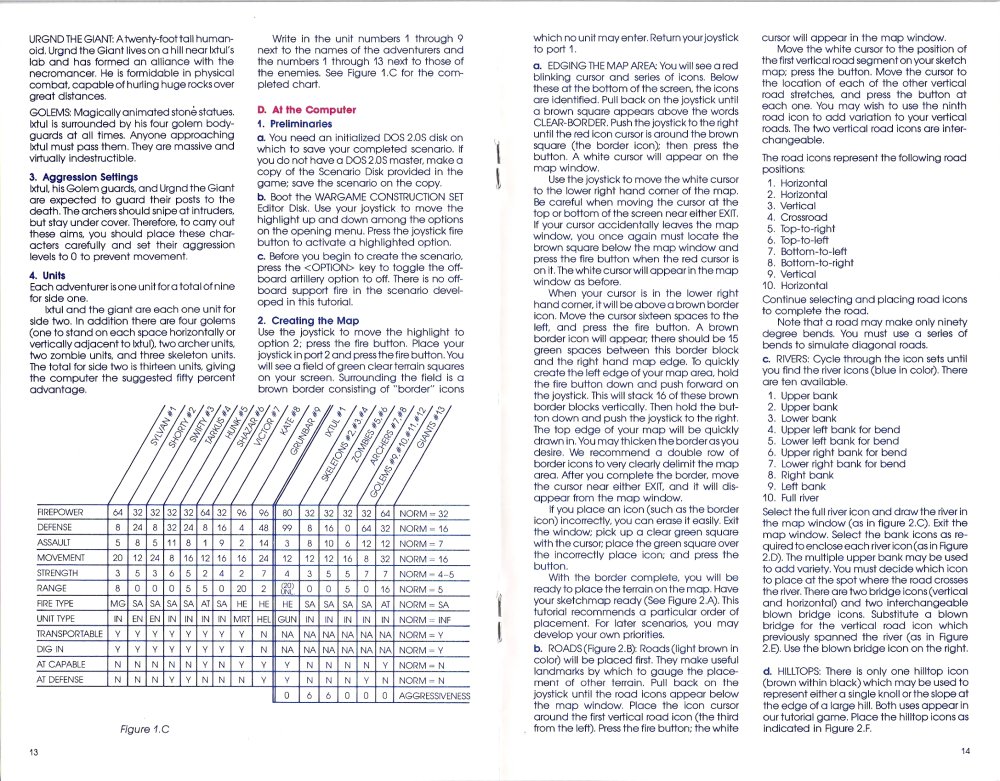 Wargame Construction Set Manual Page 13 