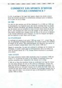 Winter Games Manual Page 12 (French)