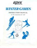 Winter Games Manual Front Cover