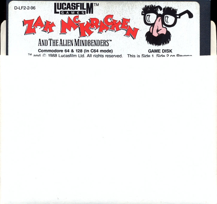 Zak McKracken and the Alien Mindbenders game disk