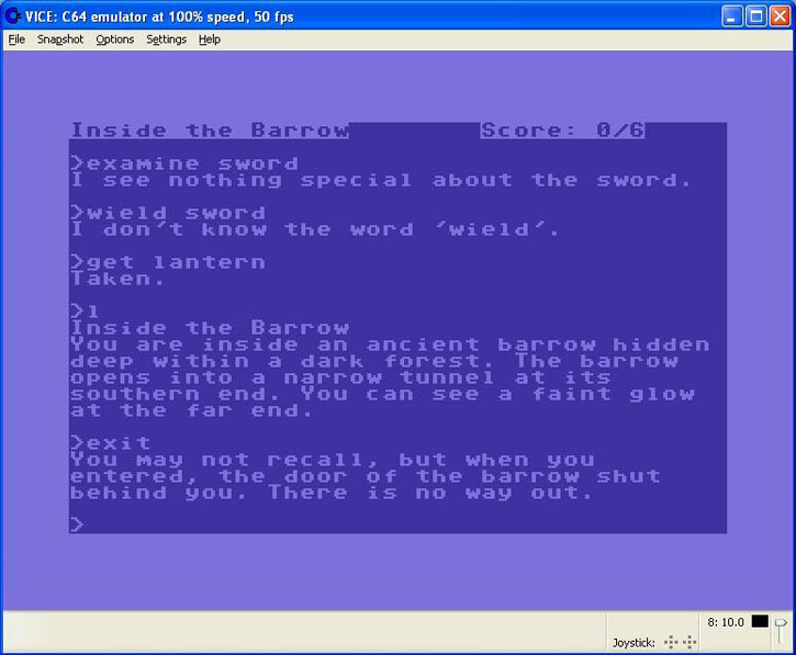 Zork II: The Wizard of Frobozz screen shot 2