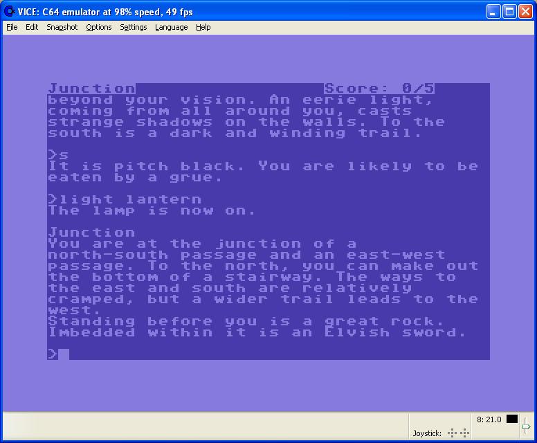 Zork III screen shot 2