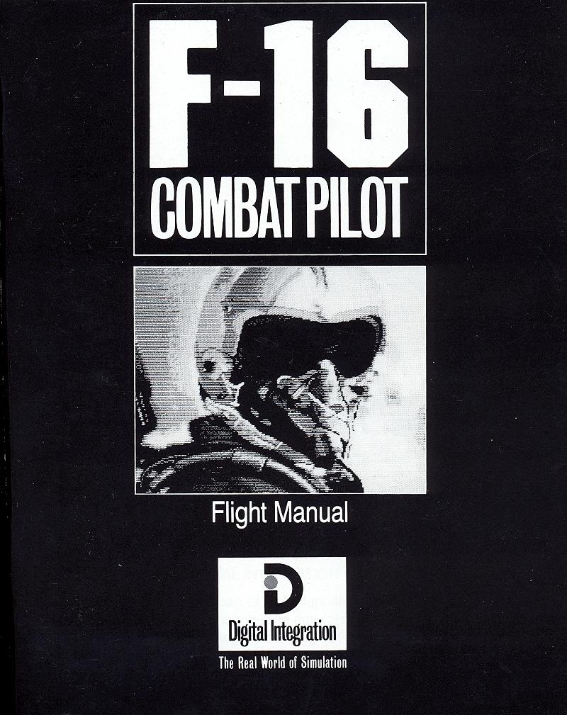F-16 Combat Pilot flight manual front cover