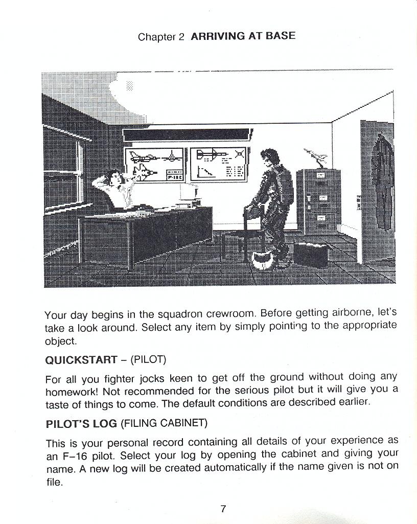 F-16 Combat Pilot flight manual page 7