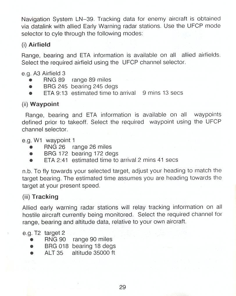 F-16 Combat Pilot flight manual page 29