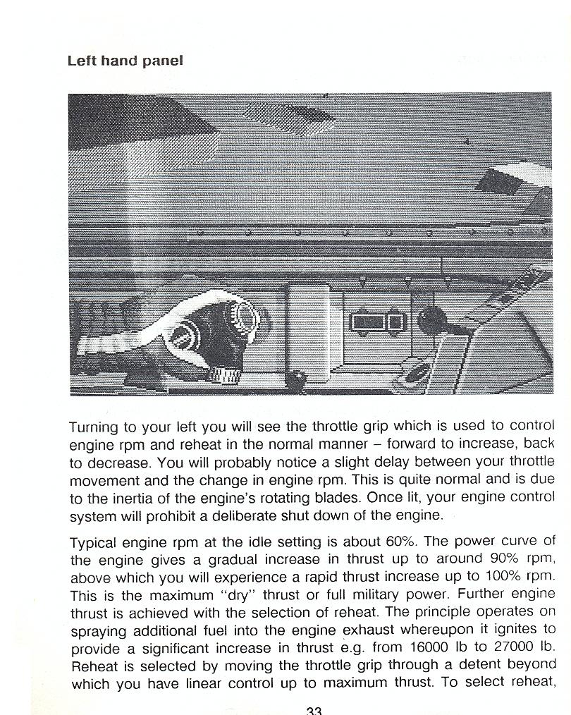 F-16 Combat Pilot flight manual page 33
