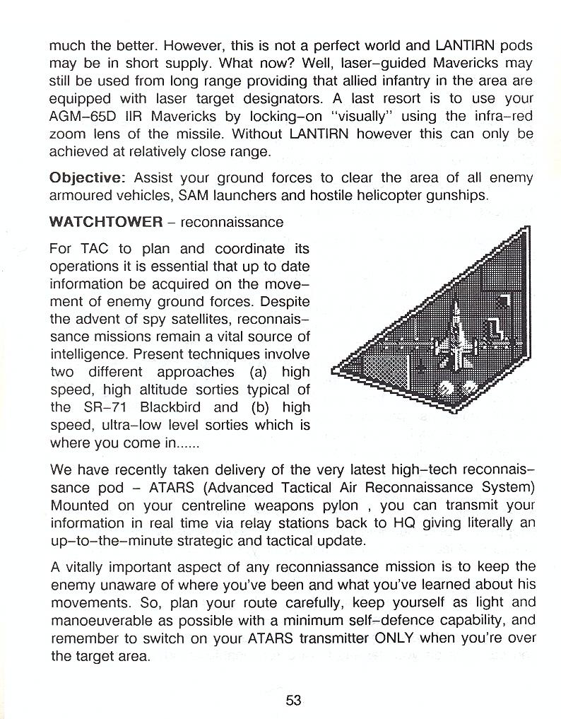 F-16 Combat Pilot flight manual page 53