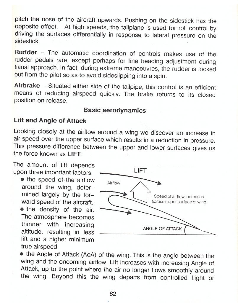 F-16 Combat Pilot flight manual page 82