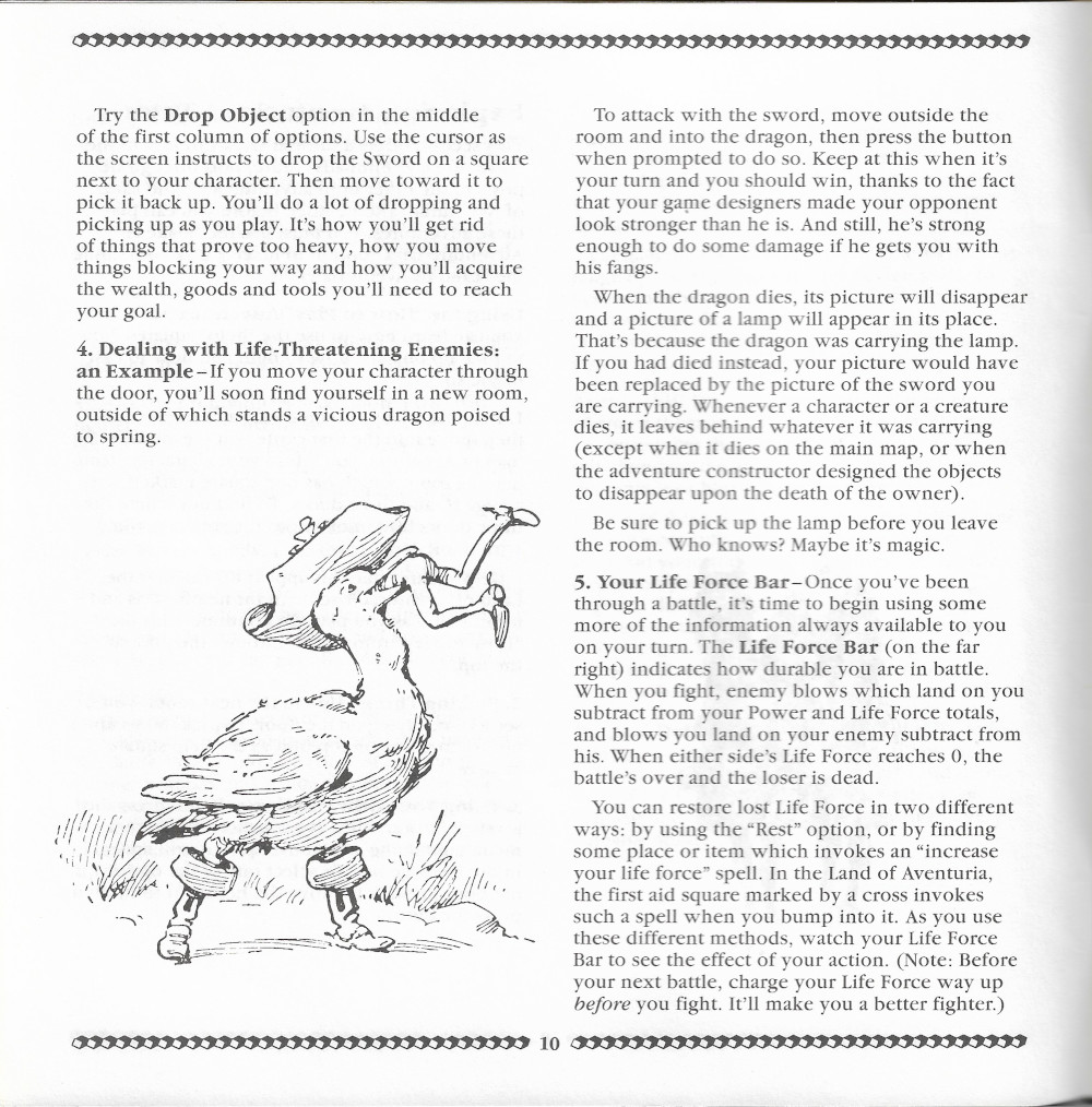Adventure Construction Set manual page 10