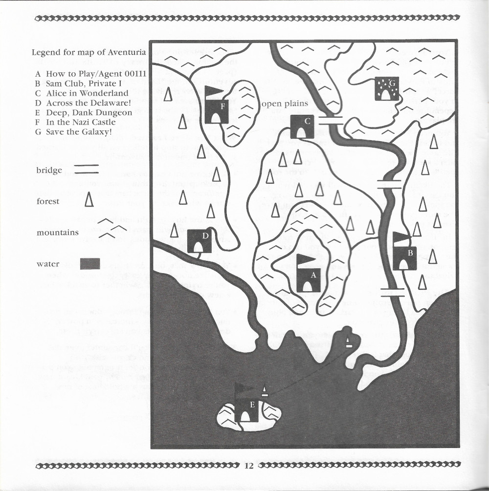 Adventure Construction Set manual page 12
