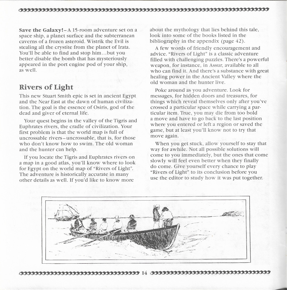 Adventure Construction Set manual page 14
