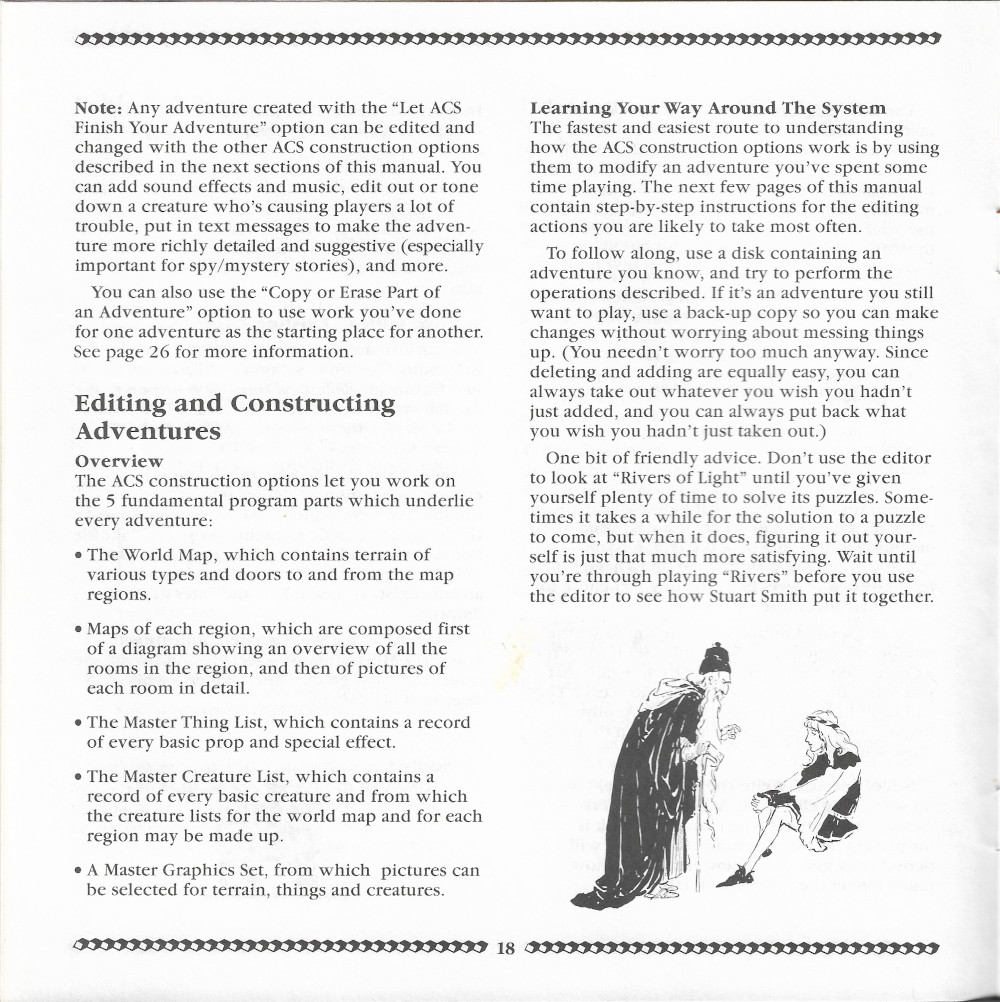 Adventure Construction Set manual page 18