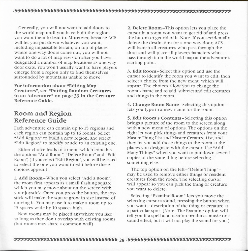 Adventure Construction Set manual page 28