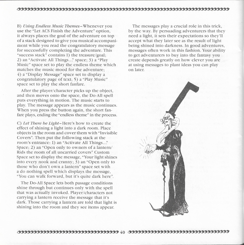 Adventure Construction Set manual page 40