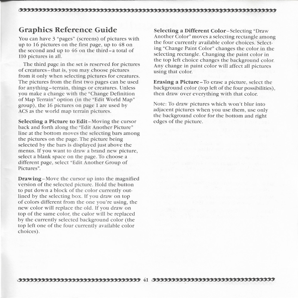 Adventure Construction Set manual page 41