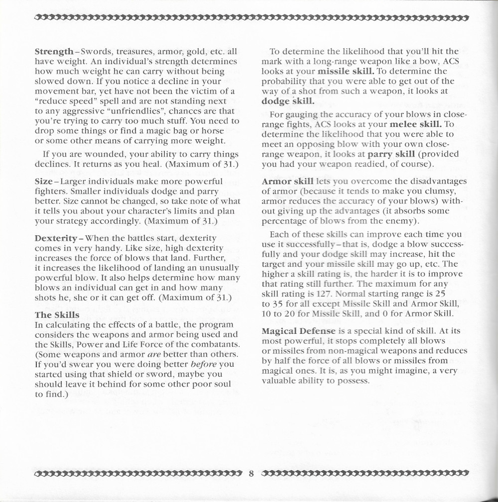 Adventure Construction Set manual page 8