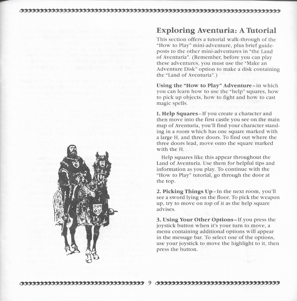 Adventure Construction Set manual page 9