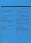 Ballyhoo reference card page 2