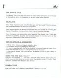 The Bard's Tale manual page 2