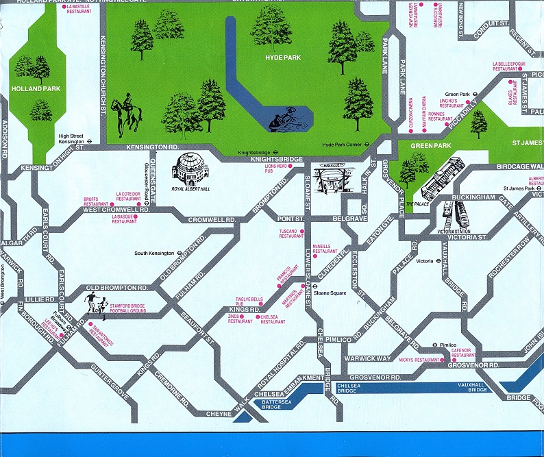 Give my Regards to Broad Street London map bottom middle