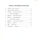 Def Con 5 supplemental instructions contents